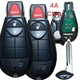 2 Replacement For 14 15 16 17 18 JEEP CHEROKEE KEYLESS REMOTE FOB FOBIK GQ4-53T