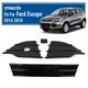 Front Bumper Grille Cover Fit 2013-2016 Ford Escape Plastic Glossy Black