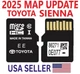 TOYOTA SIENNA MAP UPDATE 2025 NAVIGATION MICRO SD CARD OEM 86271 0E077 USA/CA