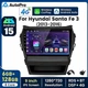 6G+128GB Carplay Android 15 For Hyundai Santa Fe 2013-2016 Car Stereo Radio GPS