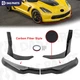 For 2014-19 Chevy Corvette C7 Z06 Front Bumper Lip Splitter Carbon Fiber Look