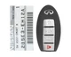 Infiniti M45 2008 Genuine Smart Key 285E3-EH12A / 285E3-EH10D / 285E3-EH11A