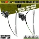 2Pcs Window Regulator w/ Motor Front Sides for Mazda 3 2004-2009 Sedan Hatchback