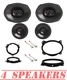 JBL STAGE3 6x9 & 6.5" coax Door Speakers & adapters for 2007-2021 Toyota Tundra