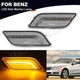 2PCS Front Side Marker Light Clear Lens For Mercedes W207 2010-2013 E350 E550