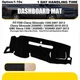 Black Protect Cover Dash Mat Dashboard Pad For Chevy Silverado 1500 2007-2013