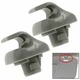 Front Sun Visor Bracket Hook Clip Hanger Fit for Honda Accord 1998-2007 ABS Grey