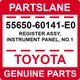 Toyota OEM Genuine Instrument Panel Register AC Heater Air Vent 55650-60141-E0