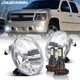 For 2007-2014 Chevy Tahoe Suburban GMC Yukon XL 1500 Chrome LED Fog Lights