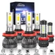 For Toyota Tacoma 2016-2021 6K LED Headlight High Low + Fog Light Bulbs White