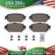  Rear Ceramic Brake Pads for Nissan LEAF 18-25 ROGUE 18-20 ROGUE SPORT 19-22
