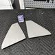 🔥99-06 NBS SILVERADO SIERRA DASH END CAP TRIM FUSE PANEL COVER Gray Grey PAIR 2