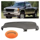 Dashboard Dash Cover For Chevy Silverado Tahoe GMC Sierra 1999-2006 Light Gray