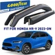Side Window Deflectors Rain Guards for 2023-2026 Honda HR-V SHATTERPROOF