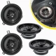 4 Pack For Mopar Kicker Speaker Upgrade 2007-2018 Jeep Wrangler JK JKU 77KICK10