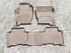 10 11 12 LAND ROVER LR4 TAN WEATHERTECH RUBBER ALL WEATHER SEASON FLOOR MATS