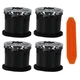 4PCS Dash Vent Chrome Kit for Ford F150 4.2L 4.6L 5.4L 2004-08 8L3Z-19893-BA