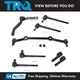 TRQ 8 Piece Kit inner Outer Tie Rod End Idler Arm Center Drag Link LH RH  New