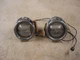 1965 Olds 442 Cutlass F85 Reverse Back Up Lights Pair With Brackets GM OEM