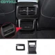 For Volkswagen ID.4 21-23 ABS Carbon Fiber Rear Seat Air Outlet Vent Frame Cover