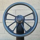 14" Black 4 Spoke Steering Wheel w/ Carbon Fiber Hydro Dipped Wrap- Chevy Horn
