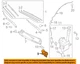 KIA OEM 16-18 Optima-Windshield Wiper Motor 98110D4000