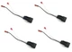 4pcs Car Speaker Harness Connector SP-5512 72-5512 Ford Lincoln Mazda 1989 & UP 