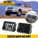For 1996-2002 Toyota Tacoma 2PCS Front Air Vent Center Dash AC Grille Trim Black
