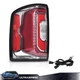 Left Side Tail Light Fit For 2016-2018 GMC Sierra Denali Rear Brake Tail Lights