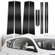 For 2019-2021 Toyota RAV4 10pcs Matte Black Pillar Posts Window Door Trim Cover