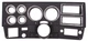 1981 1982 1983 CHEVROLET GMC TRUCK DASH BEZEL W/ A/C W/ LOWER COLUMN COVER*