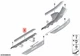 Genuine BMW G11 G12 725d 725Ld 730d Cover cover strip front left 51477378053