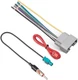 Stereo Radio Install Wire Harness Antenna Adapter Kit for Jeep Dodge Chrysler