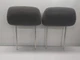 04 05 06 07 08 09 Dodge Durango 3rd Row Headrest Set LH & RH Gray Cloth OEM