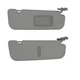 Driver & Passenger Side Sun Visor Gray For 2012-2015 Hyundai Veloster 1.6L L4