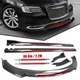 For 2015-2021 Chrysler 300 Front Bumper Lip Spoiler Body Kit Side Skirt Carbon