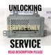 Unlocking Service for CHEVY ,BUICK ,SATURN , CADILLAC Radio/ VIN ERASE &ldquo;U203&rdquo;