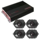 1600W Amplifier & JBL 6x8" Front/Rear Speakers for 1997-2014 Ford F-150, F-250