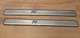 VOLVO S60 V60 DOOR SILL PLATE TRIM PAIR R DESIGN 2013-2018 P3 Silver 31391250