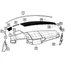 Genuine Mopar Speaker Grille 7CC89TX7AA