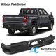 For 2019-2023 Chevy Silverado GMC Sierra 1500 Rear Bumper Assembly Black