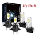 FOR Hyundai Veloster 2013-2017 H7+H11B LED Headlight High Low Beam White Bulbs