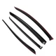 Wind Deflectors Rain Guard Vent for Honda HR-V 2016-2022 Outside Mount Black