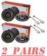 JBL Stage2624 240W 2way 6.5" Speaker upgrade package for 2007-2017 Jeep Wrangler