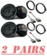 JBL GTO629 6.5" Front & Rear Speakers for 2006-21 Honda Civic & 2008-22 Accord
