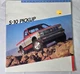 1986 Chevy Chevrolet S10 Pickup Truck Sales Brochure 20 Pages NEW!