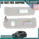 1 Pair Set Driver & Passenger Side Sun Visor Gray For Hyundai Veloster 2012-2015