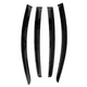 4Pcs Rain Guards Deflectors for Honda HR-V 2016-2022 Outside Mount Black