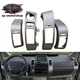 4x Center Inner A/C Dash Air Vent Panel Cover Trim Set for 04-09 Toyota Prius
