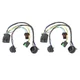 2 x HEADLIGHT WIRE HARNESS PLUGS For Chevy Silverado 1500 2500 3500 2007-2014